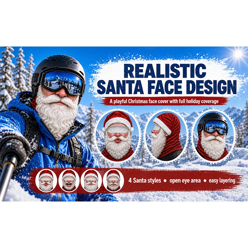 3D Funny Old Man Ski Mask Chri - đánh giá và giá 3D Printing Mask