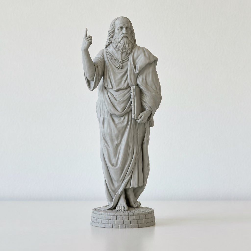 Statue of Plato The Guide Anci - đánh giá và giá 3D Printing Guide