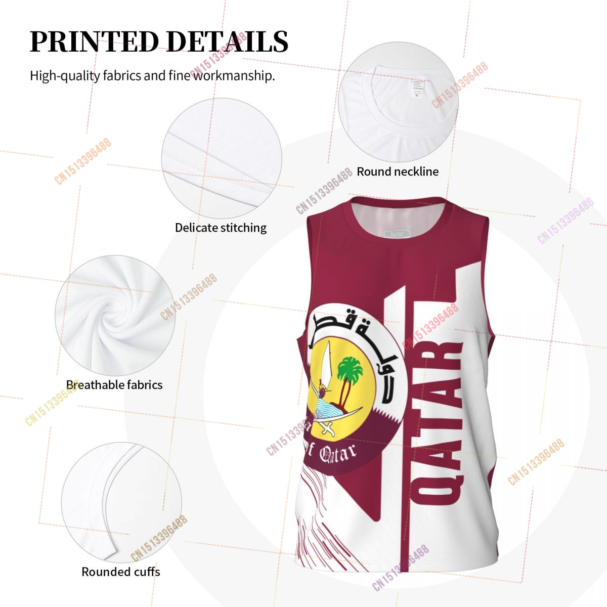 2027 Qatar 3D Flag Sports T-sh - đánh giá và giá 3D Printing Qatar